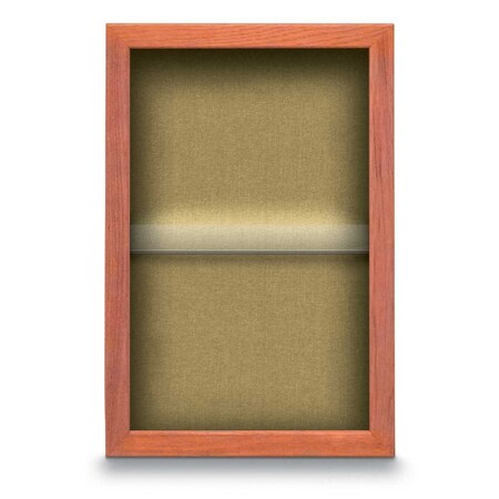 United Visual Products Indoor Enclosed Combo Board, 48"x36", Black Frame/Black Porc & Pumice UVCB4836B-BLKPORC-PUMICE